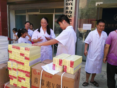 江蘇貴州受災 愛心捐贈暖人心